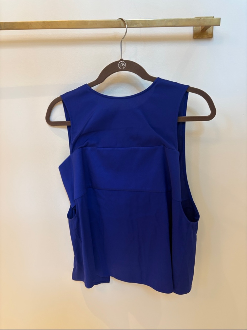 T by Alexander Wang Sleeveless Cobalt Blue Tank Top